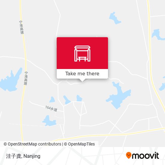 洼子龚 map