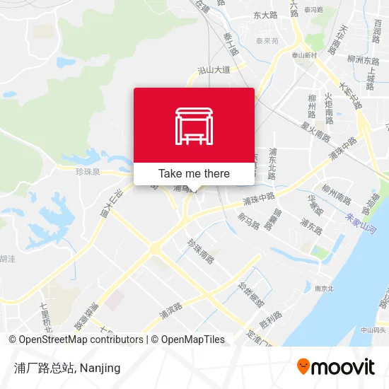 浦厂路总站 map