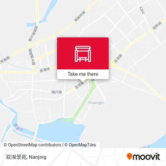 双湖景苑 map
