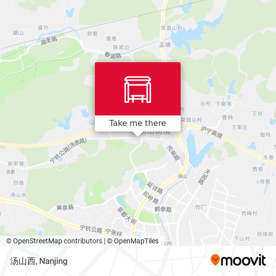 汤山西 map