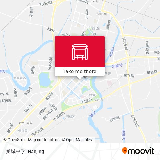 棠城中学 map