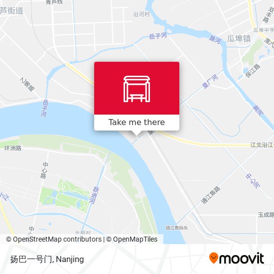 扬巴一号门 map