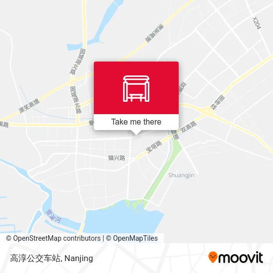 高淳公交车站 map