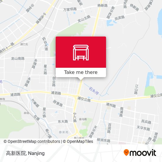 高新医院 map
