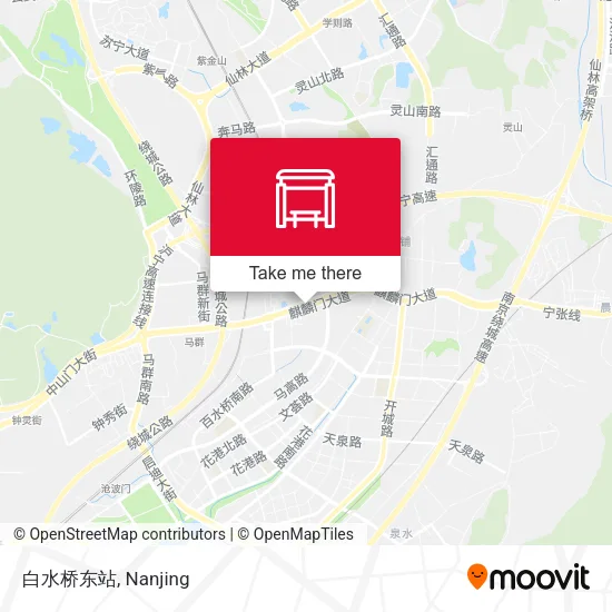白水桥东站 map