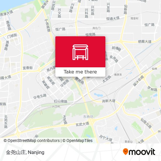 金尧山庄 map