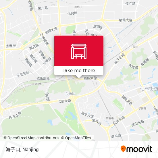 海子口 map