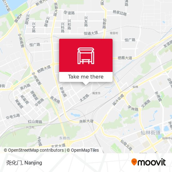 尧化门 map