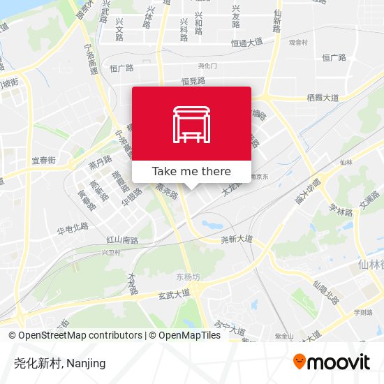 尧化新村 map