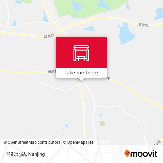 马鞍北站 map