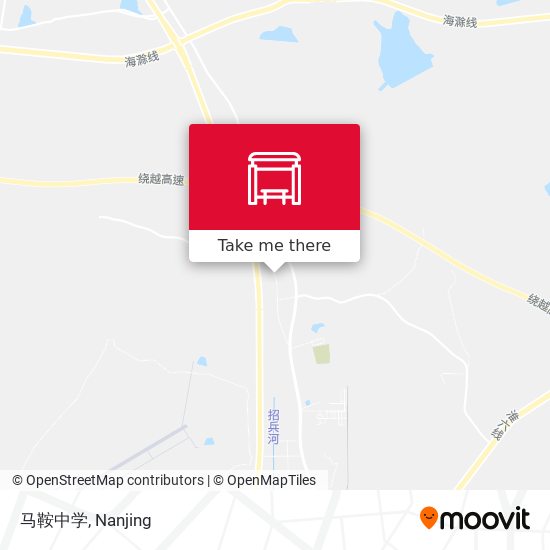马鞍中学 map