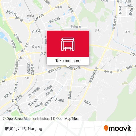 麒麟门西站 map