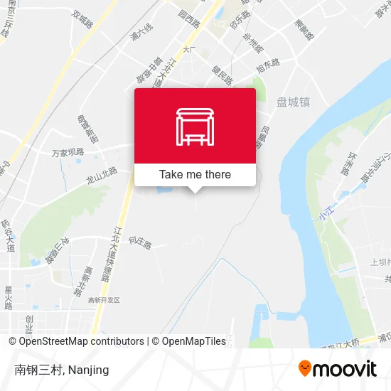 南钢三村 map