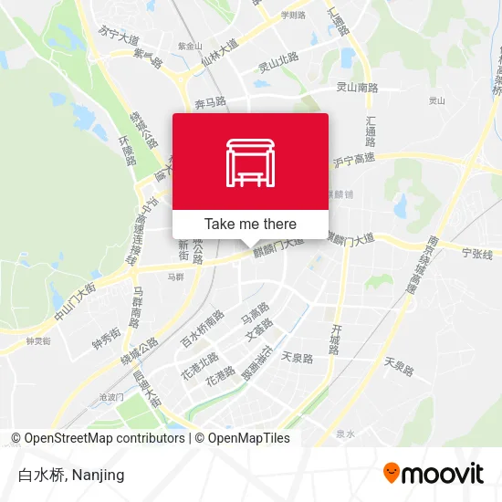 白水桥 map
