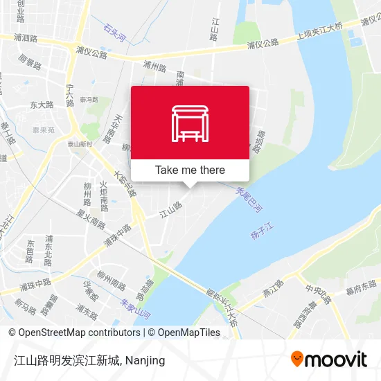 江山路明发滨江新城 map