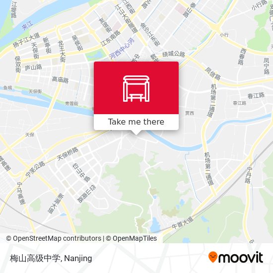 梅山高级中学 map
