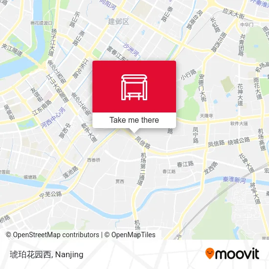 琥珀花园西 map