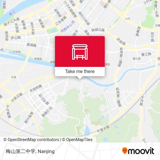 梅山第二中学 map