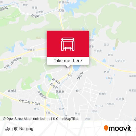 汤山东 map