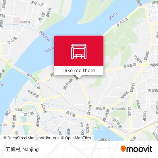 五塘村 map