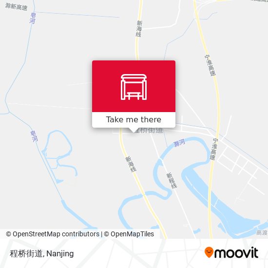 程桥街道 map