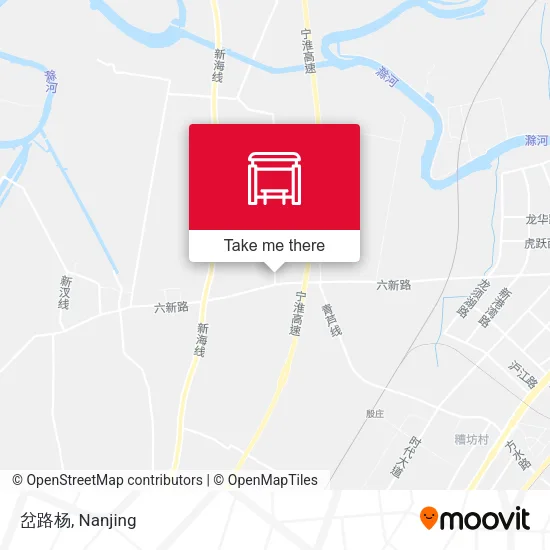岔路杨 map