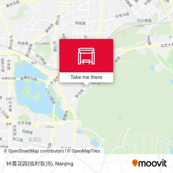 钟麓花园(临时取消) map