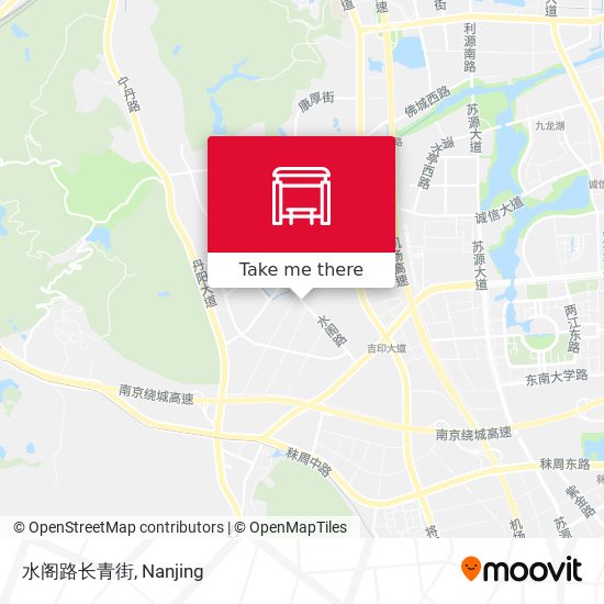 水阁路长青街 map