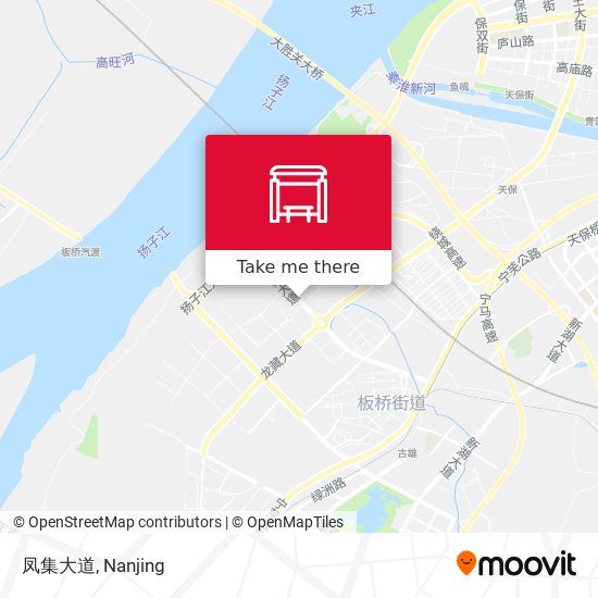 凤集大道 map