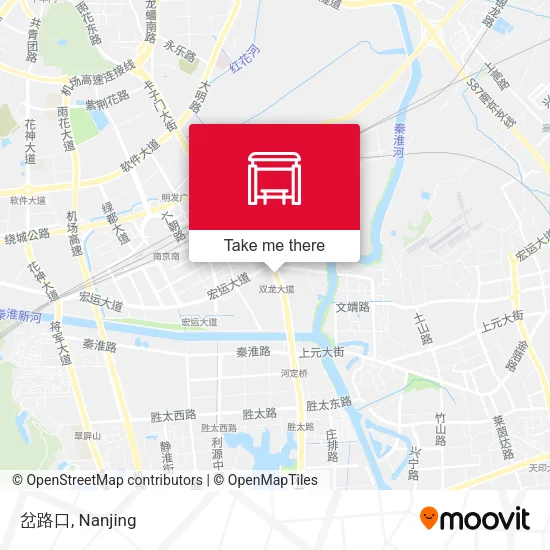 岔路口 map