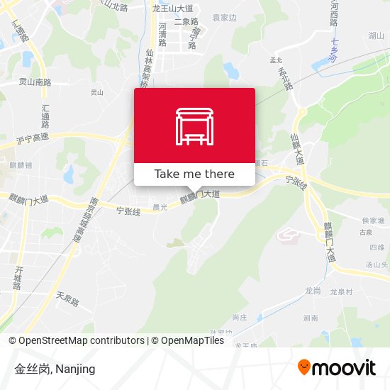 金丝岗 map