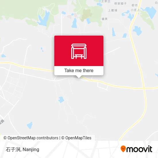 石子涧 map