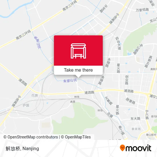 解放桥 map