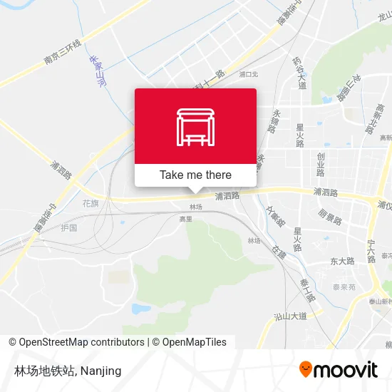 林场地铁站 map