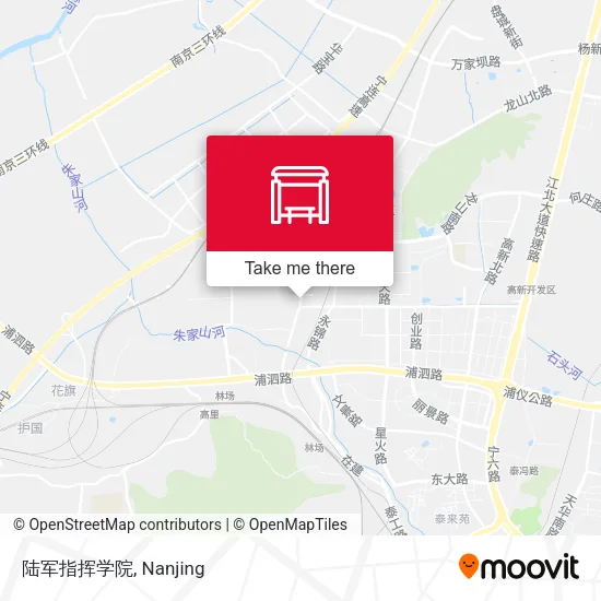 陆军指挥学院 map