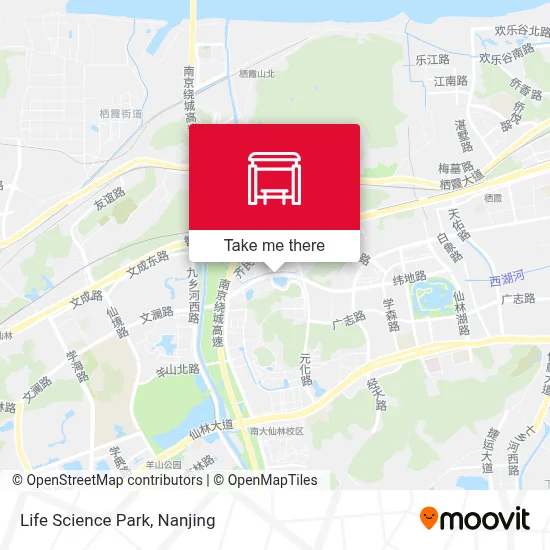 Life Science Park map