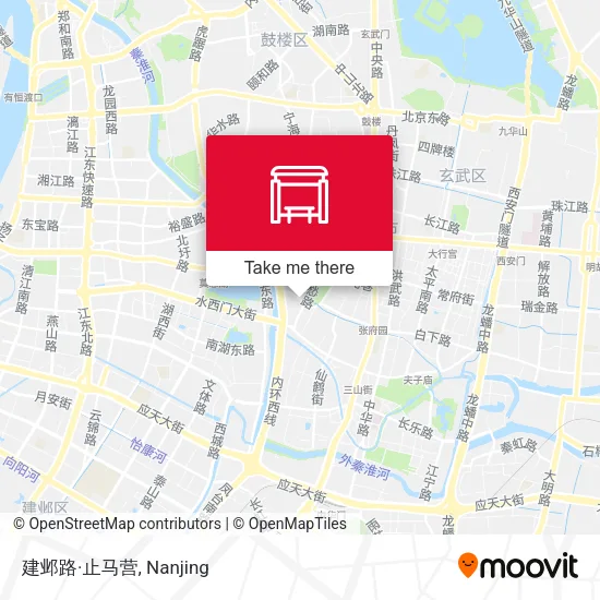 建邺路·止马营 map