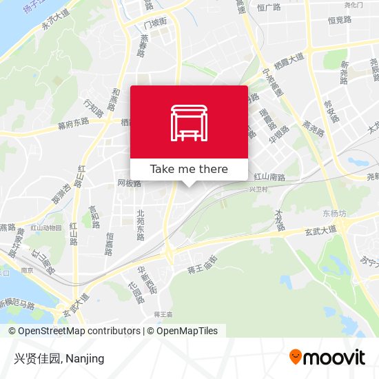 兴贤佳园 map