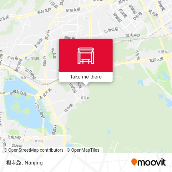 樱花路 map