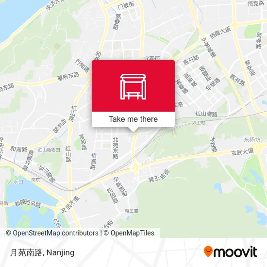 月苑南路 map