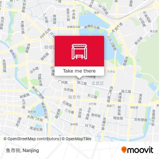 鱼市街 map