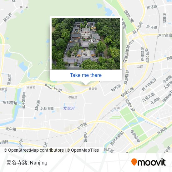 灵谷寺路 map