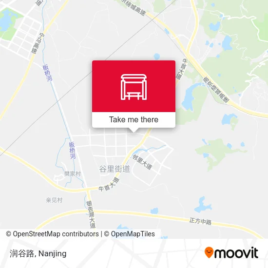 润谷路 map