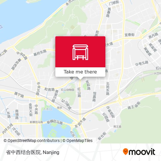 省中西结合医院 map