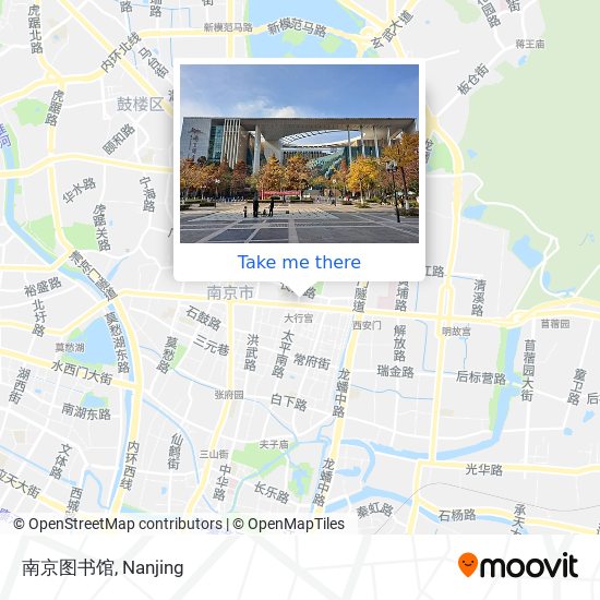 南京图书馆 map