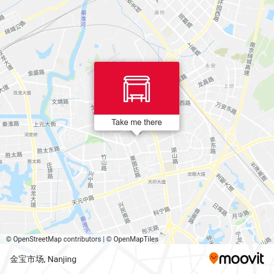 金宝市场 map