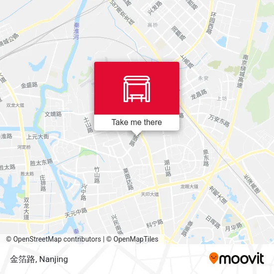 金箔路 map