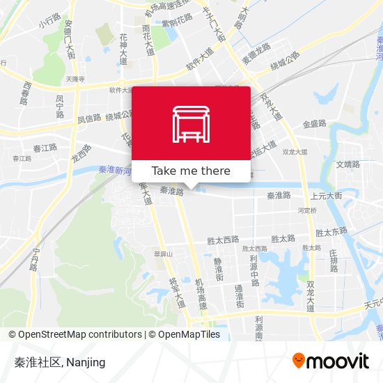 秦淮社区 map