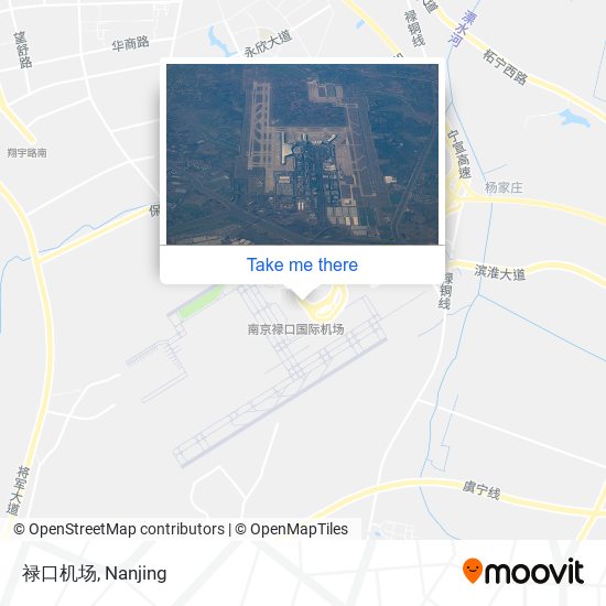 禄口机场 map