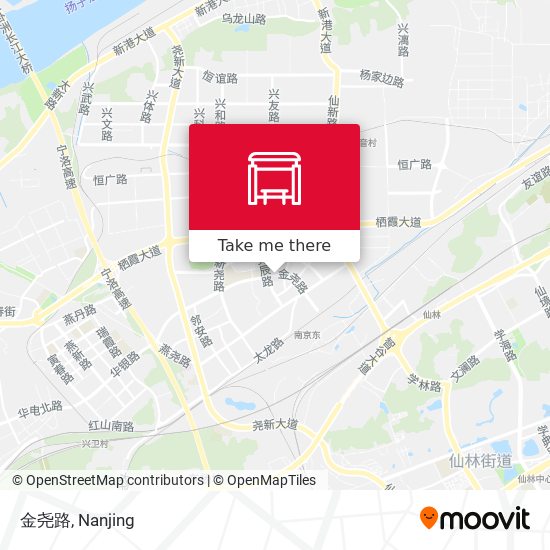 金尧路 map